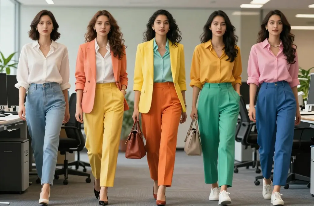 7 Spring Office Outfits With Fresh Colors That’ll Instantly Brighten Your Workweek