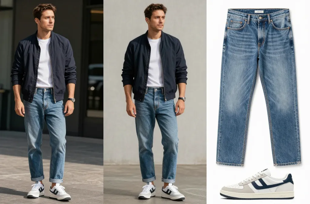8 Weekend Looks with Sneakers and Jeans