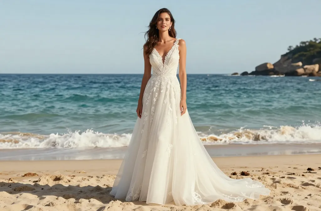 5 Beach Wedding Dress Ideas For A Perfect Coastal Wedding That Feel Effortless And Magical