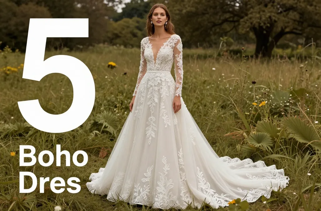 5 Boho Wedding Dress Ideas For A Dreamy Wedding You’ll Obsess Over