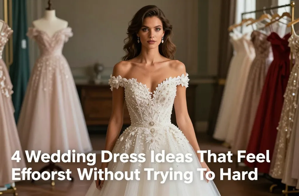 4 Wedding Dress Ideas That Feel Effortlessly Elegant (Without Trying Too Hard)