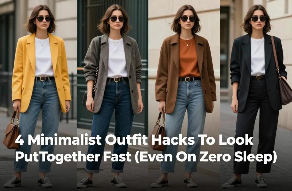 4 Minimalist Outfit Hacks To Look Put Together Fast (Even On Zero Sleep)