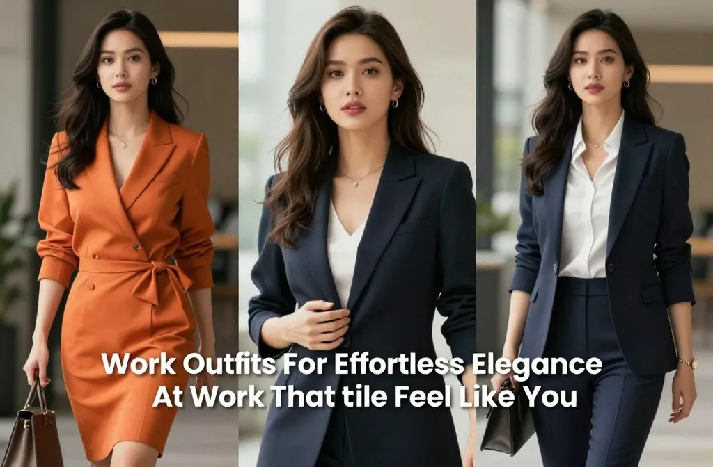 3 Work Outfits For Effortless Elegance At Work That Still Feel Like You
