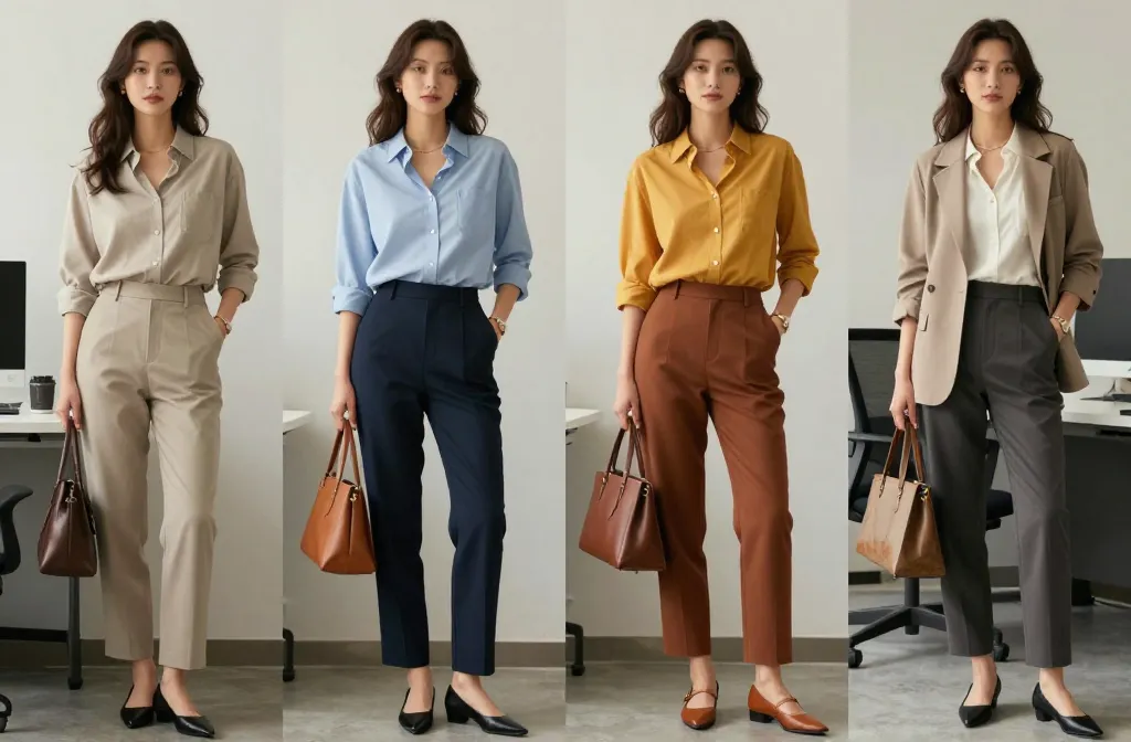 4 Work Outfits For Minimalist Office Fashion That Still Turn Heads