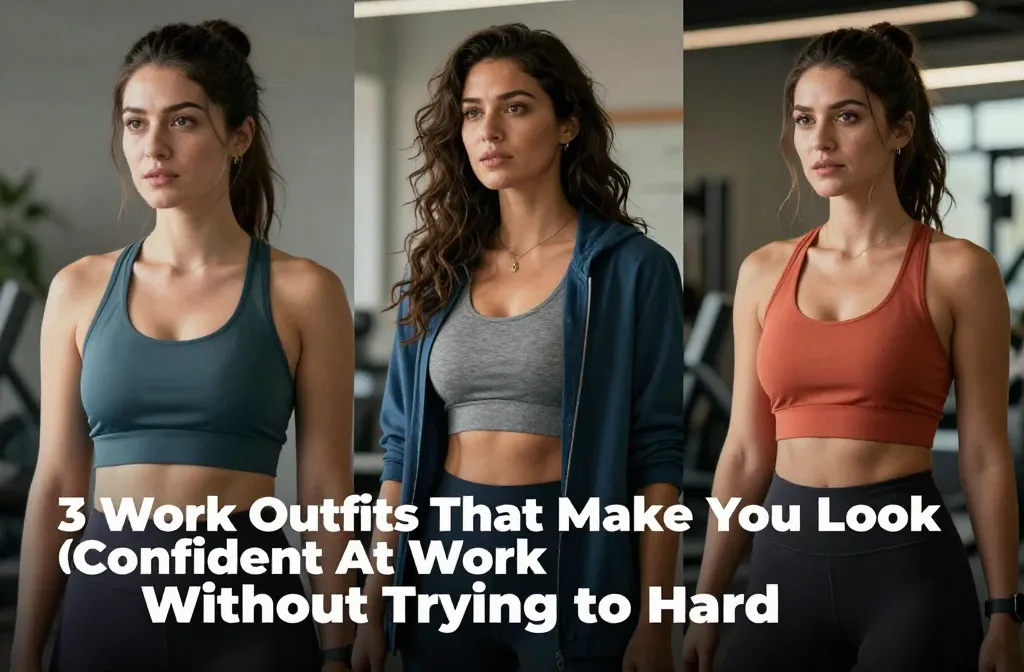 3 Work Outfits That Make You Look Confident At Work (Without Trying Too Hard)