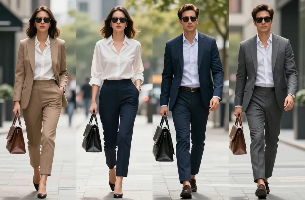 4 Work Outfits For A Smart Business Casual Style That Make Mondays Bearable