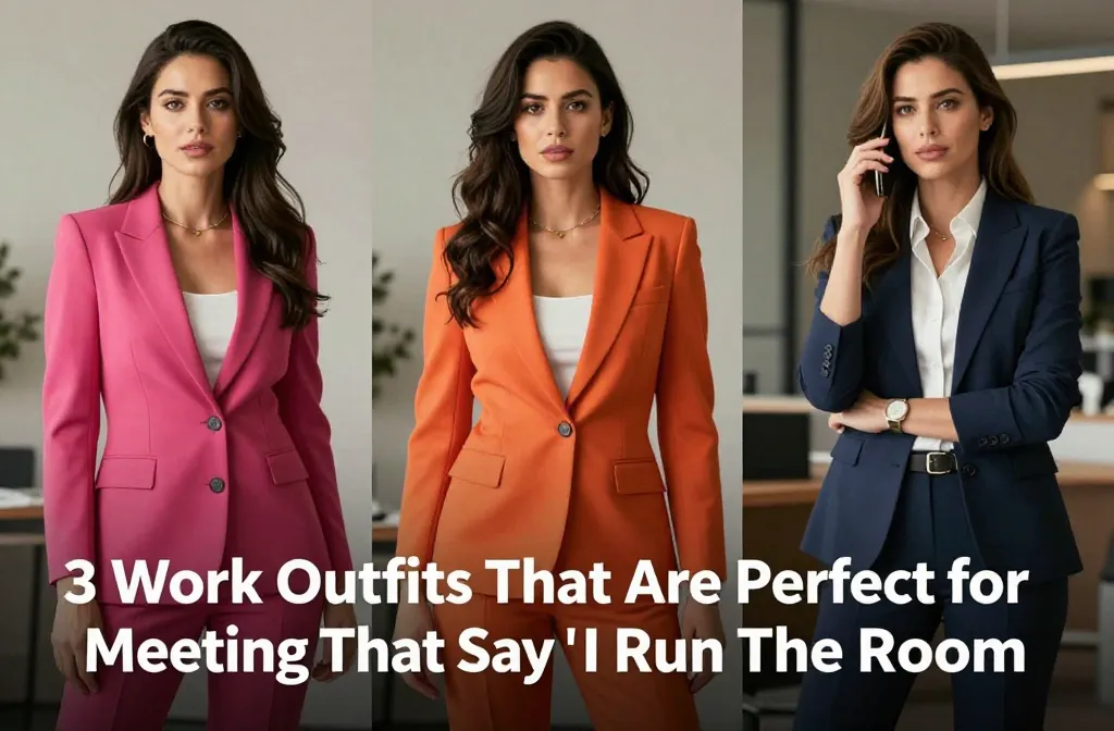 3 Work Outfits That Are Perfect for Meetings That Say “I Run The Room”