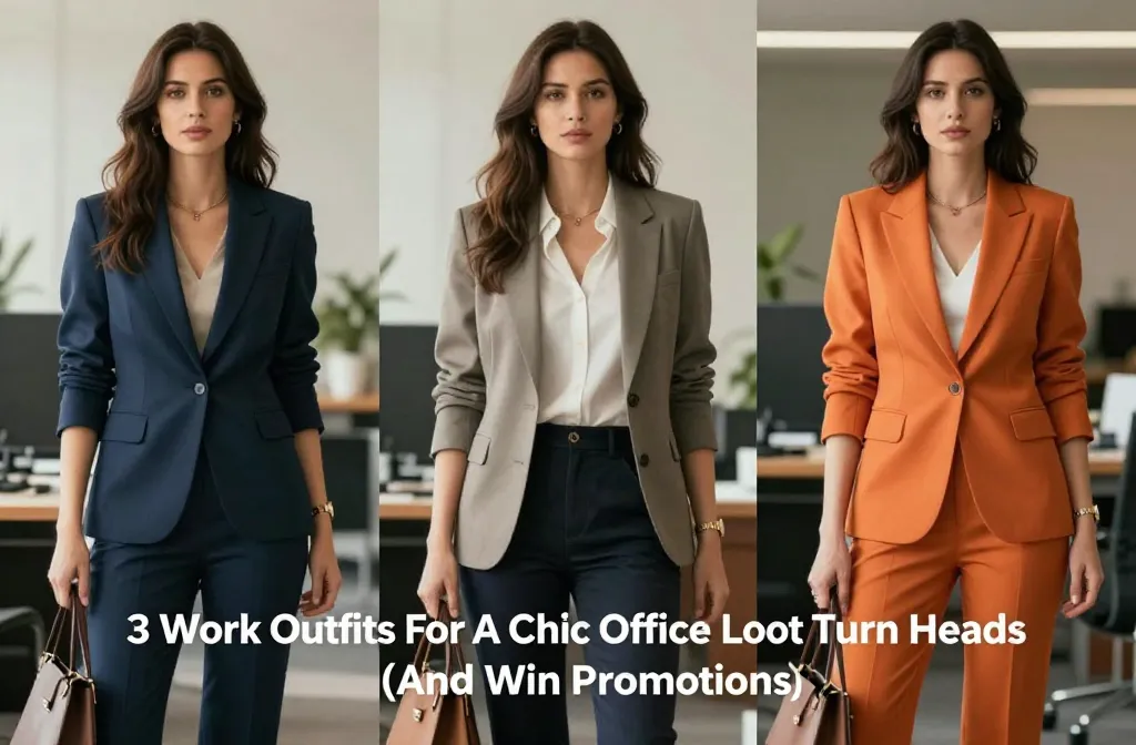 3 Work Outfits For A Chic Office Look That Turn Heads (And Win Promotions)