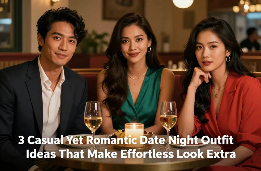 3 Casual Yet Romantic Date Night Outfit Ideas That Make Effortless Look Extra