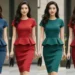 4 Elegant Peplum Dress Styles for Office & Events