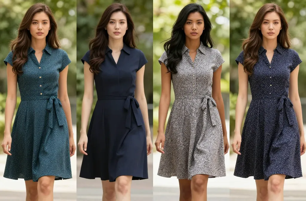 4 Simple Slip-On Dress Styles for Quick Outfits
