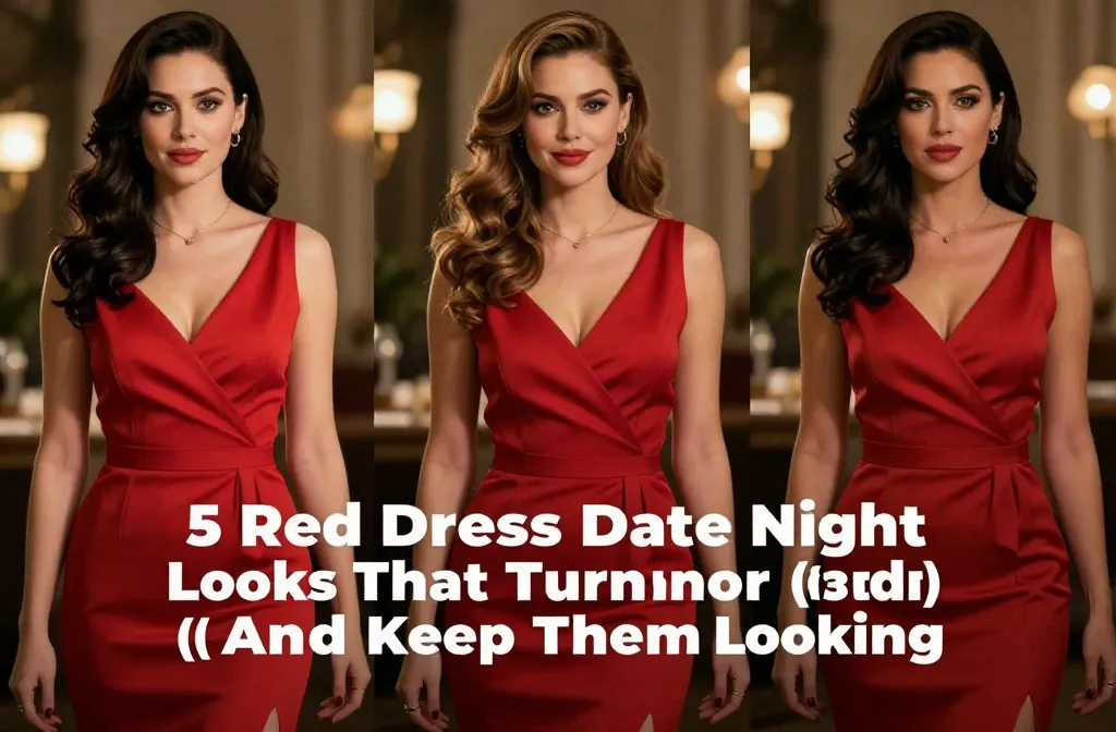 5 Red Dress Date Night Looks That Turn Heads (And Keep Them Looking)
